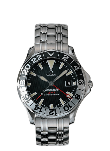 Omega Seamaster Diver 300M Automatic 41 GMT Stainless Steel / Black / Bracelet / Gerry Lopez